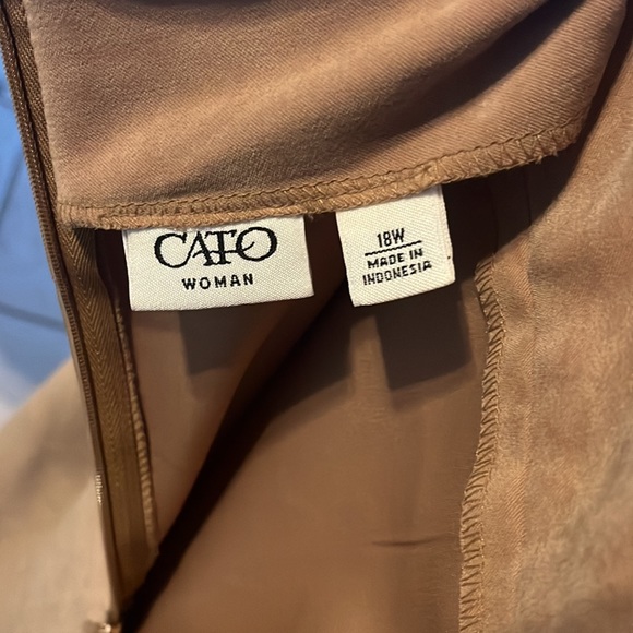 Cato Woman “faux”suede poly/spandex long skirt - Picture 3 of 3